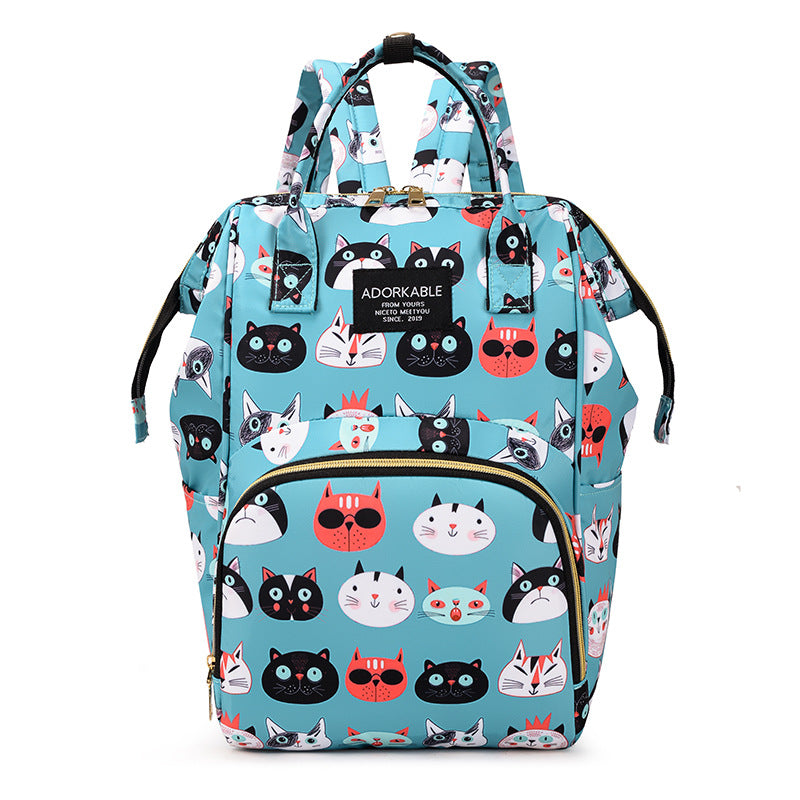 Stylish Diaper Bag With Cute Patterns