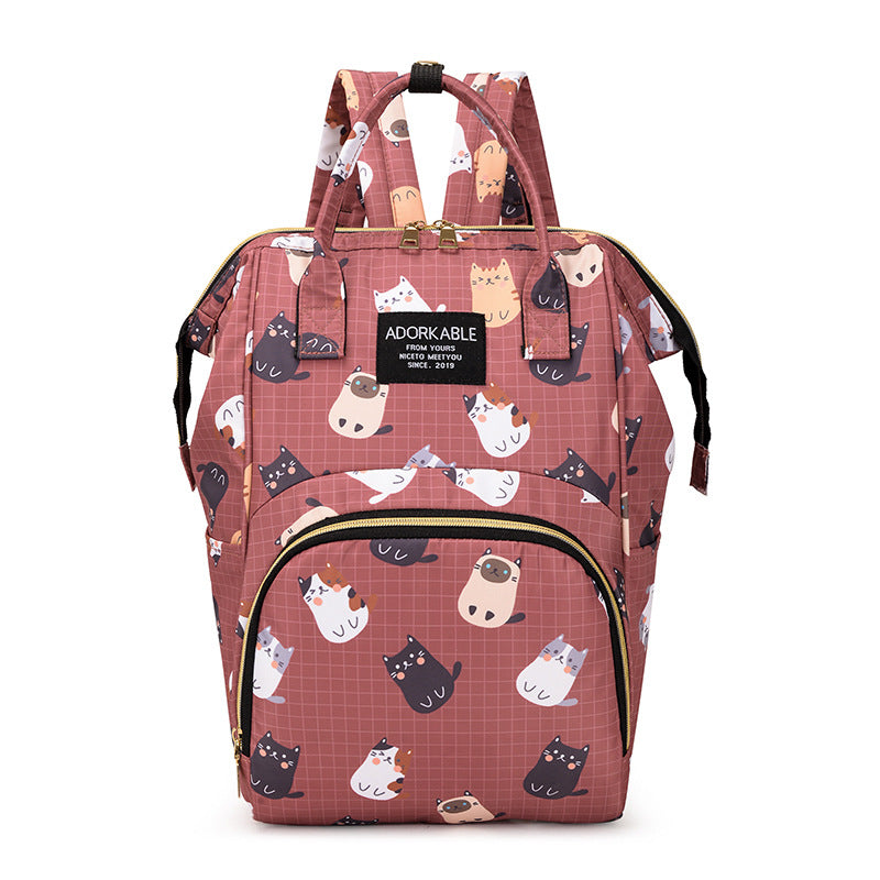Stylish Diaper Bag With Cute Patterns