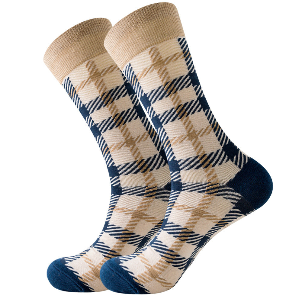 Square Men's Diamond Trendy Socks