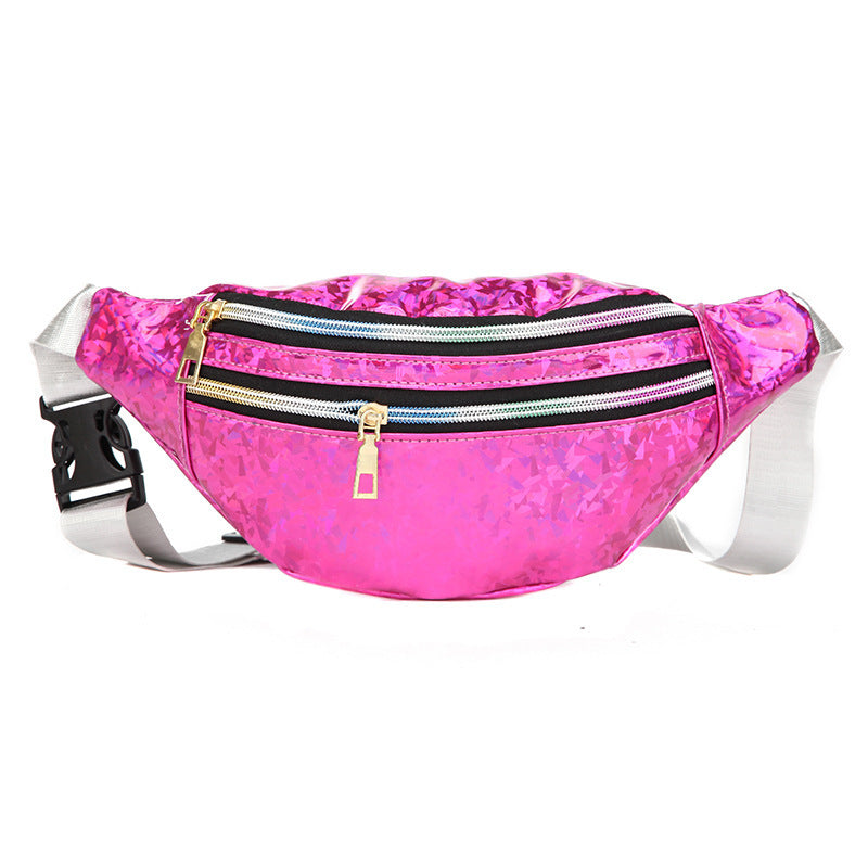Laser Sequins Multifunctional Waist Bag