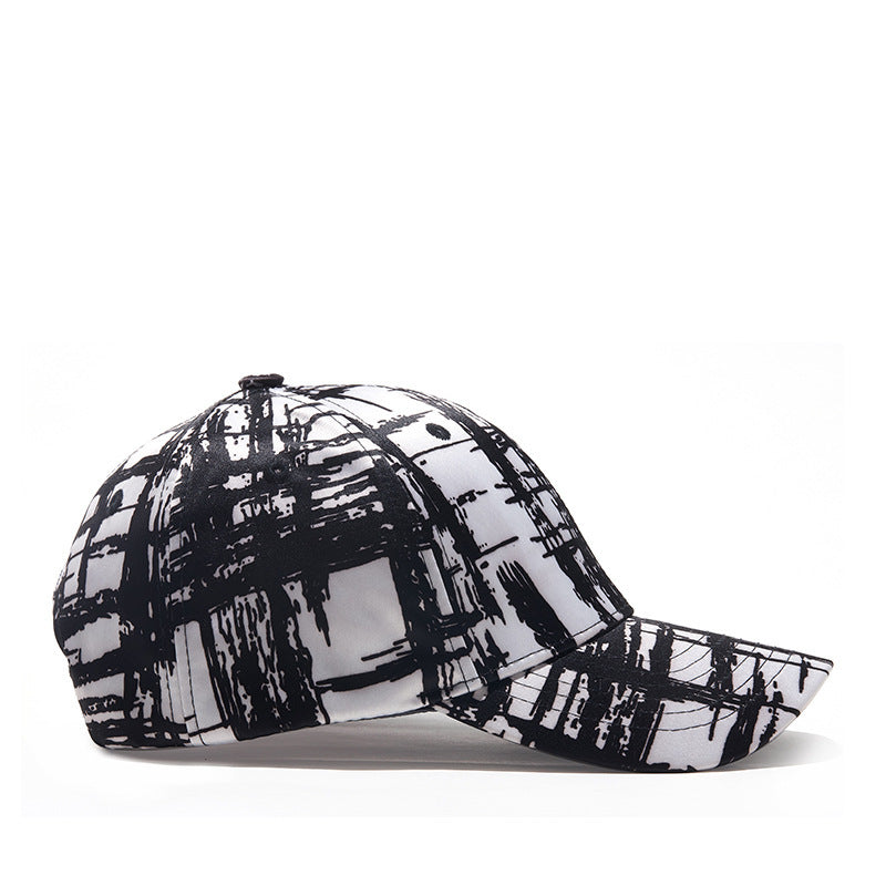 Design Baseball Cap Black And White