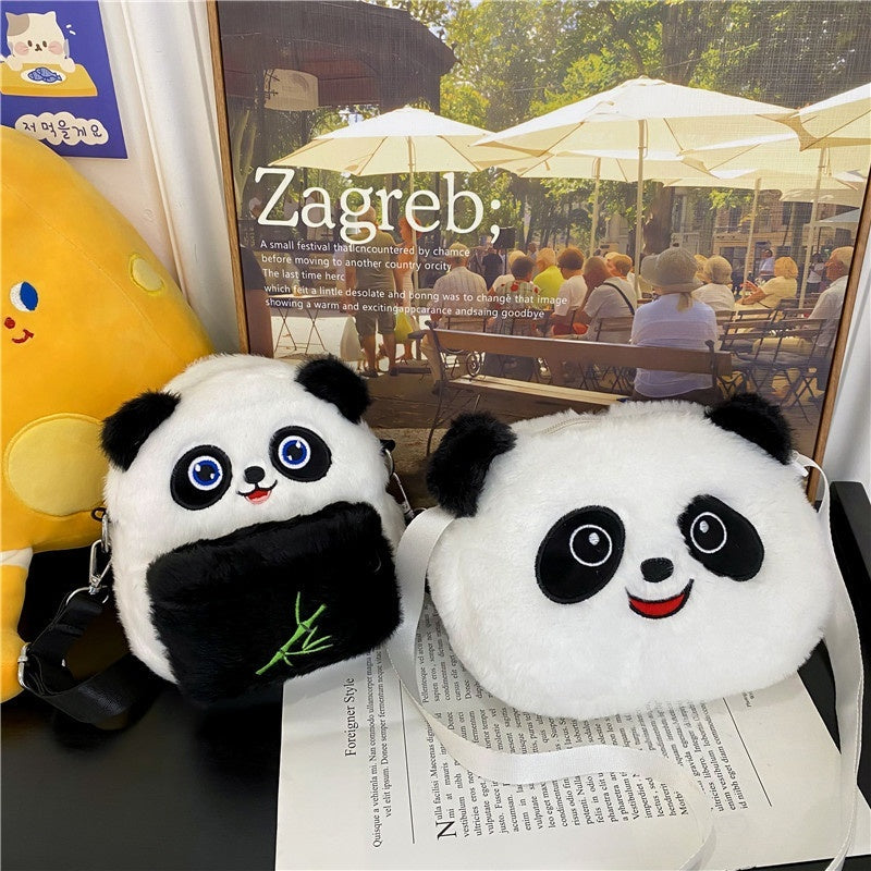 Cute Panda Plush Bag