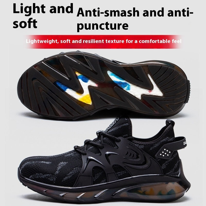 Steel-Toe, Anti-penetration, Anti-slip Safety Shoes