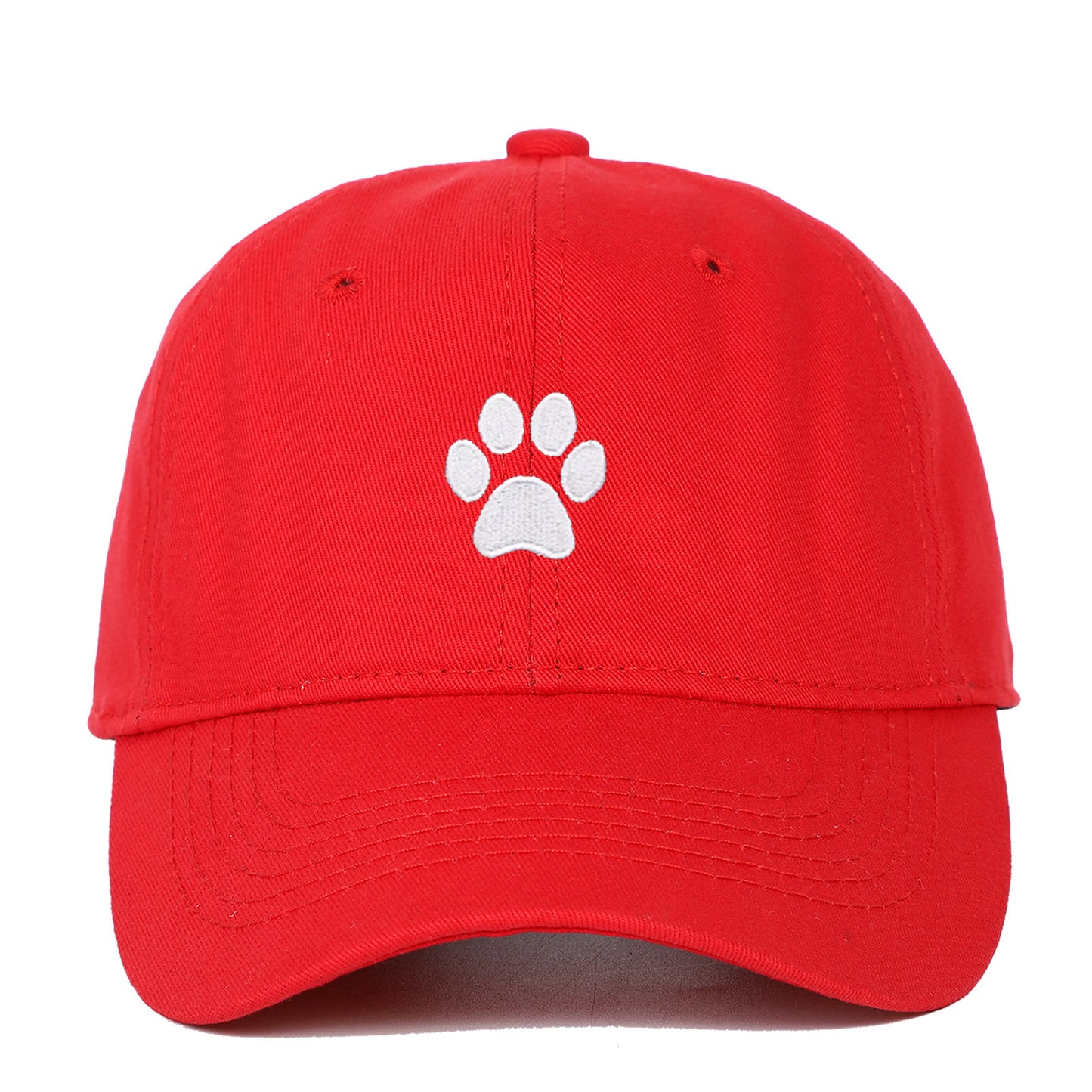 Paw Print Embroidered Baseball Cap