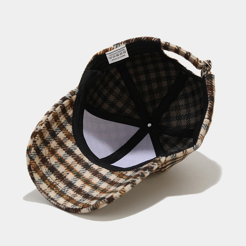 Plaid Baseball Cap