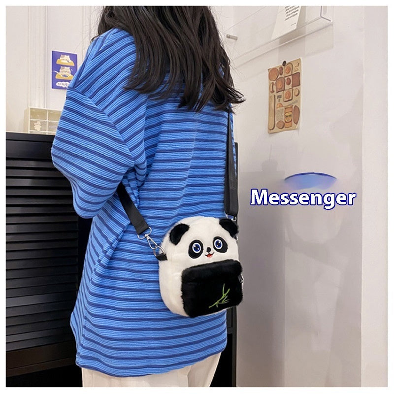 Cute Panda Plush Bag