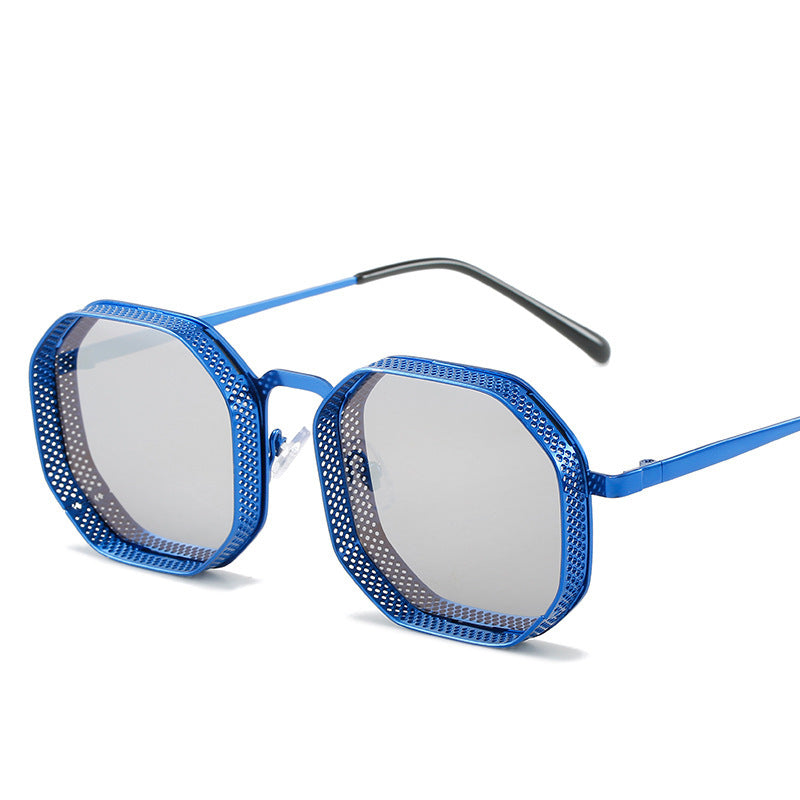 Unique Metal Frame Sunglasses