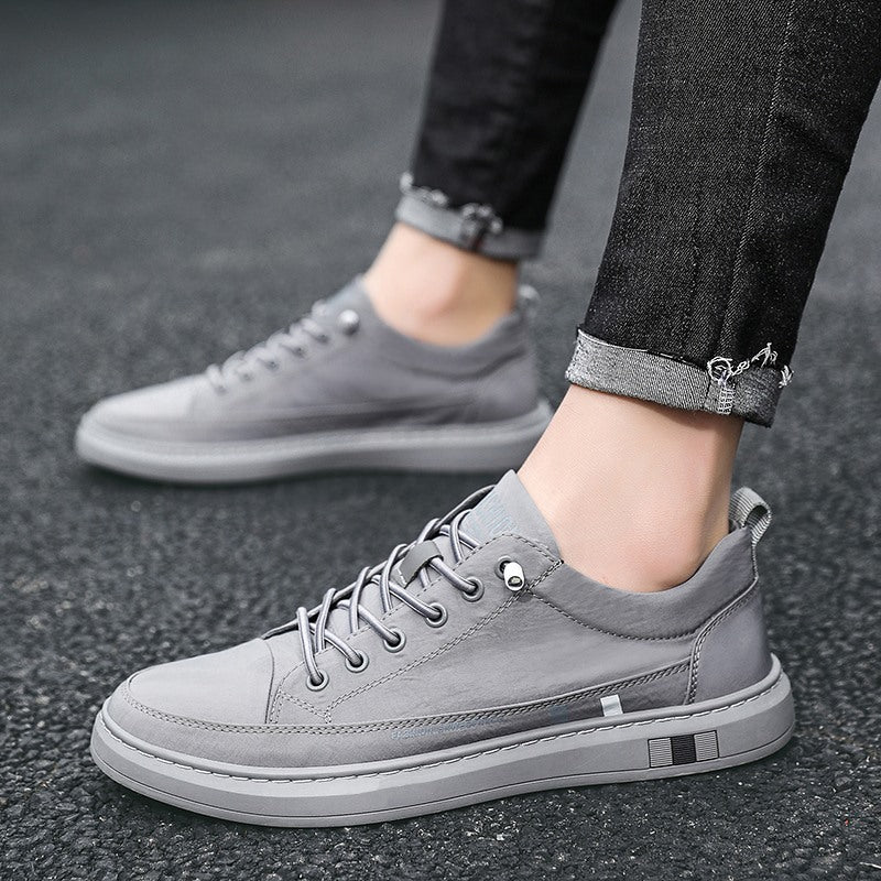 Ice Silk Cloth Low-Top Sneaker