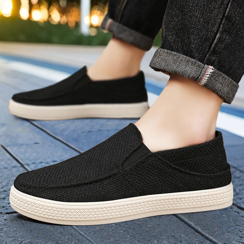 Men's Slide-On Beijing Cloth Shoes