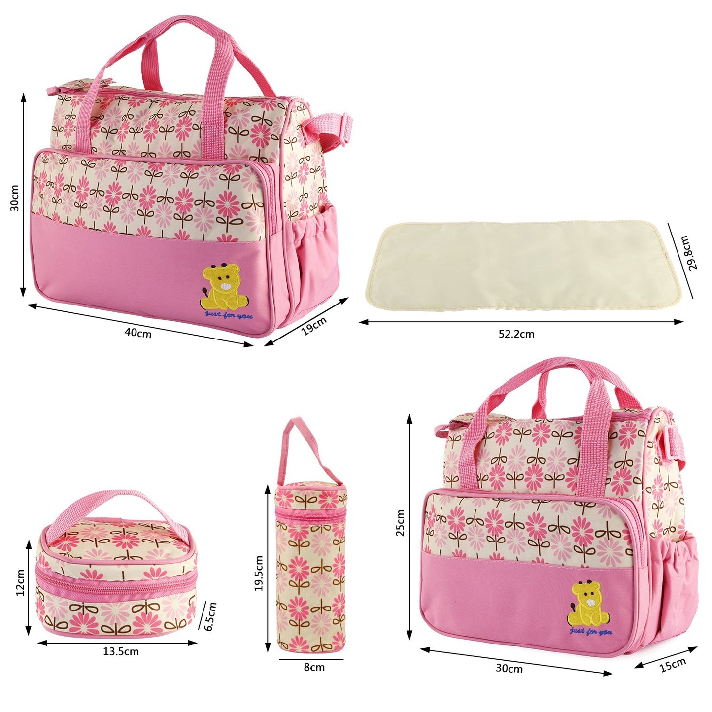 Diaper Bag 5 Piece Set