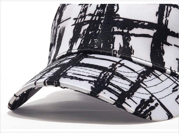 Design Baseball Cap Black And White