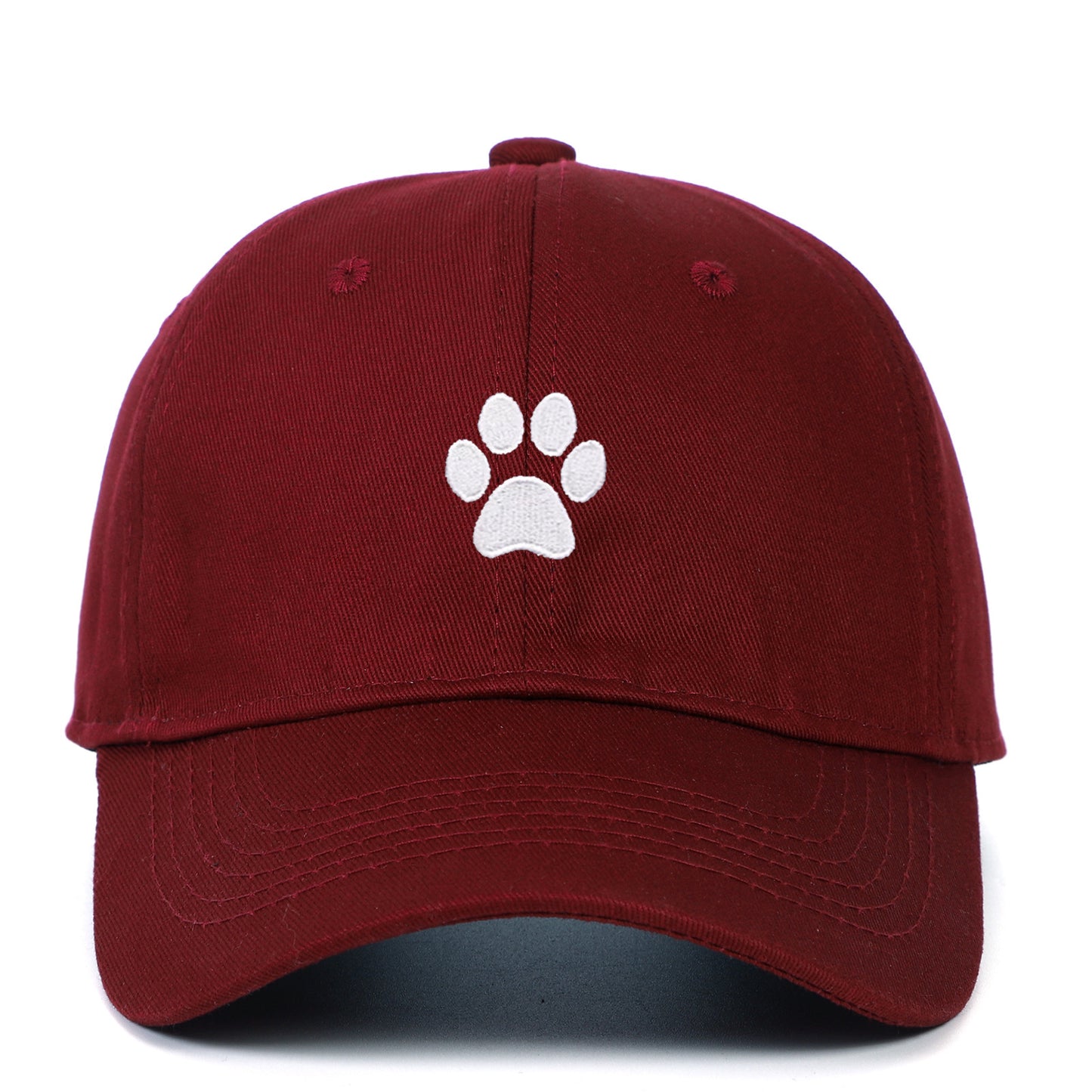 Paw Print Embroidered Baseball Cap