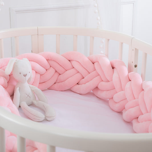 Long Braided Colorful Pillow