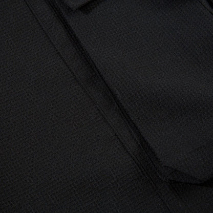 Close-up of black fabric texture