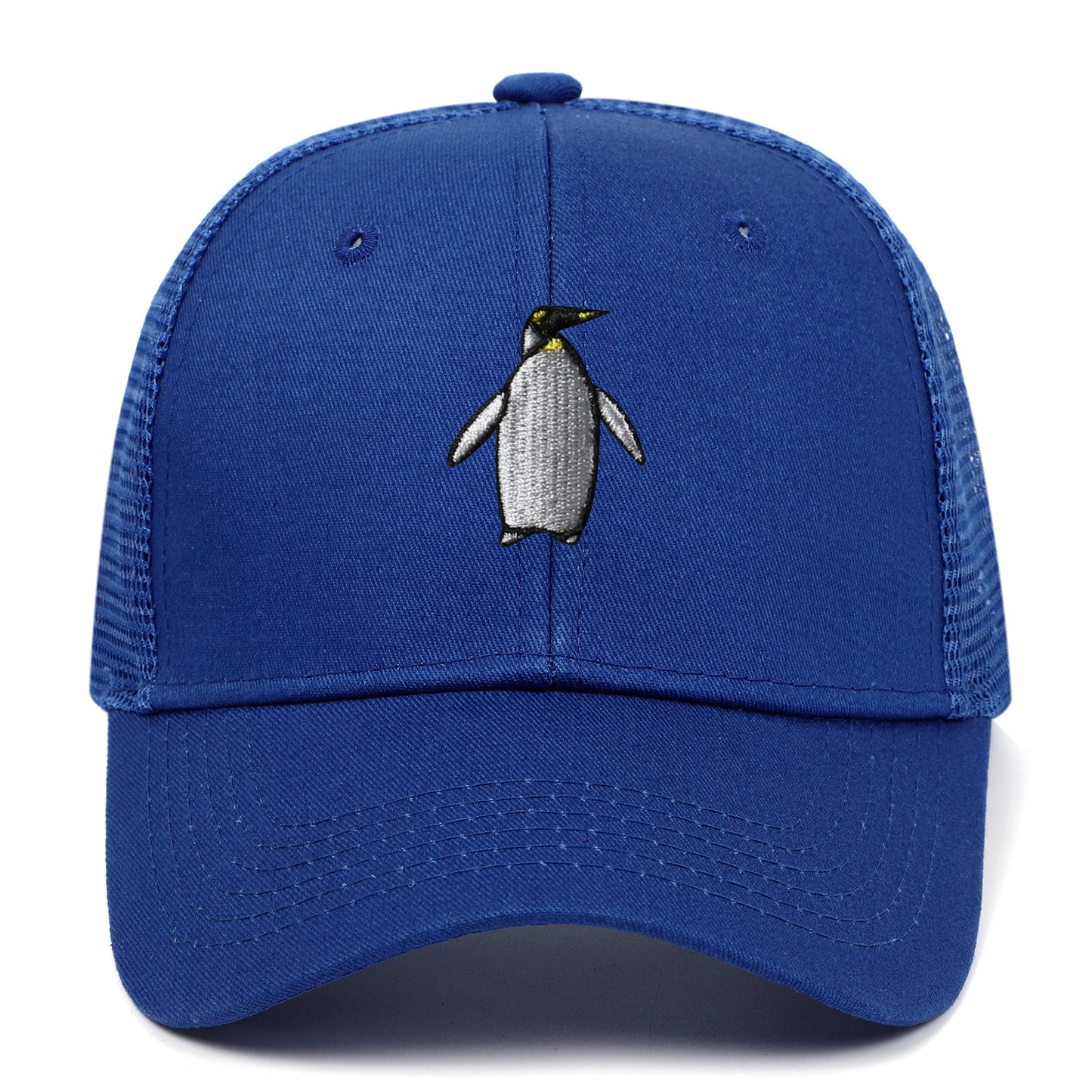 Penguin Embroidery Mesh Baseball Hat