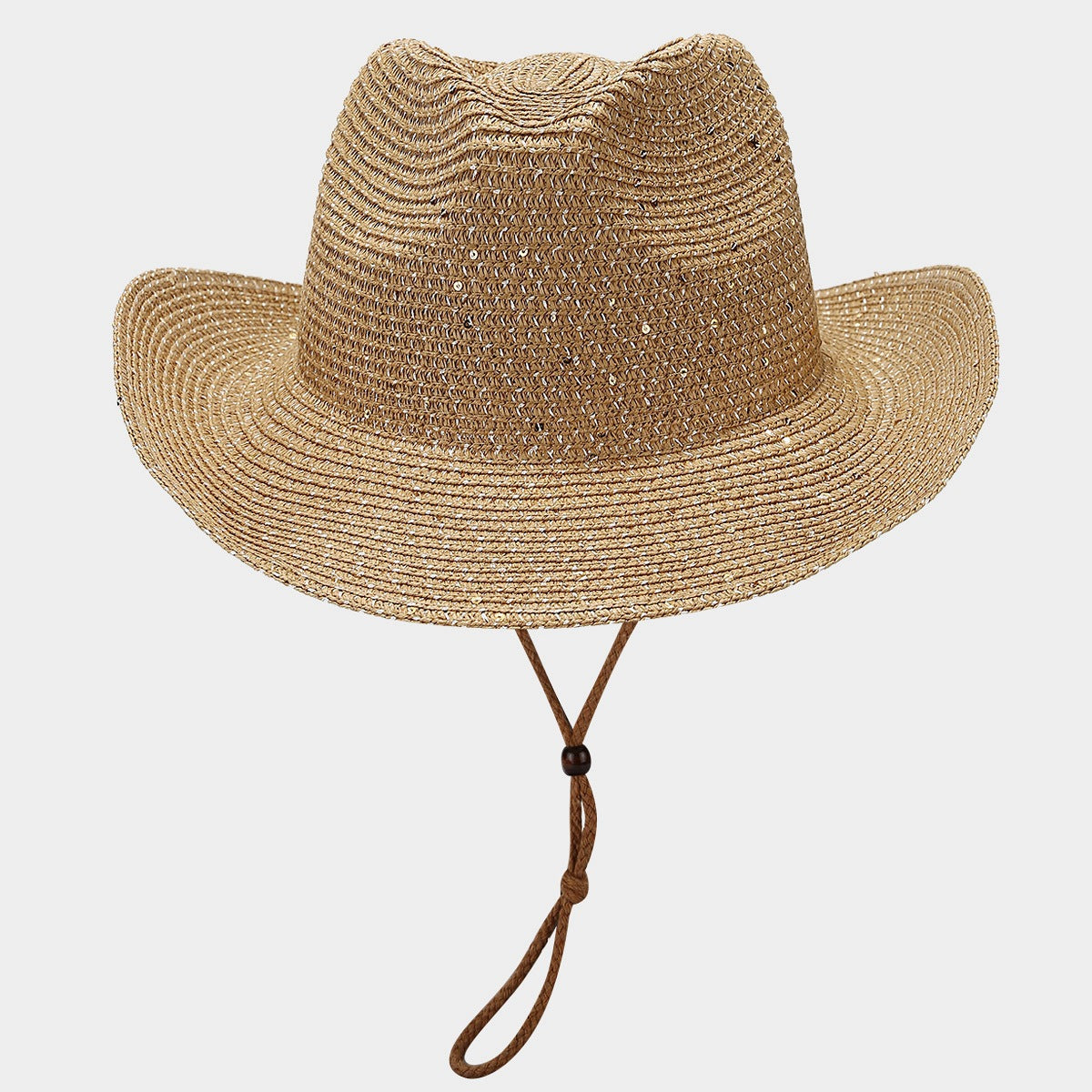 Panama Straw Sequin Sun Hat