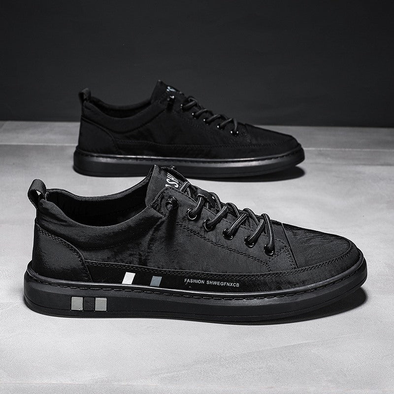 Ice Silk Cloth Low-Top Sneaker