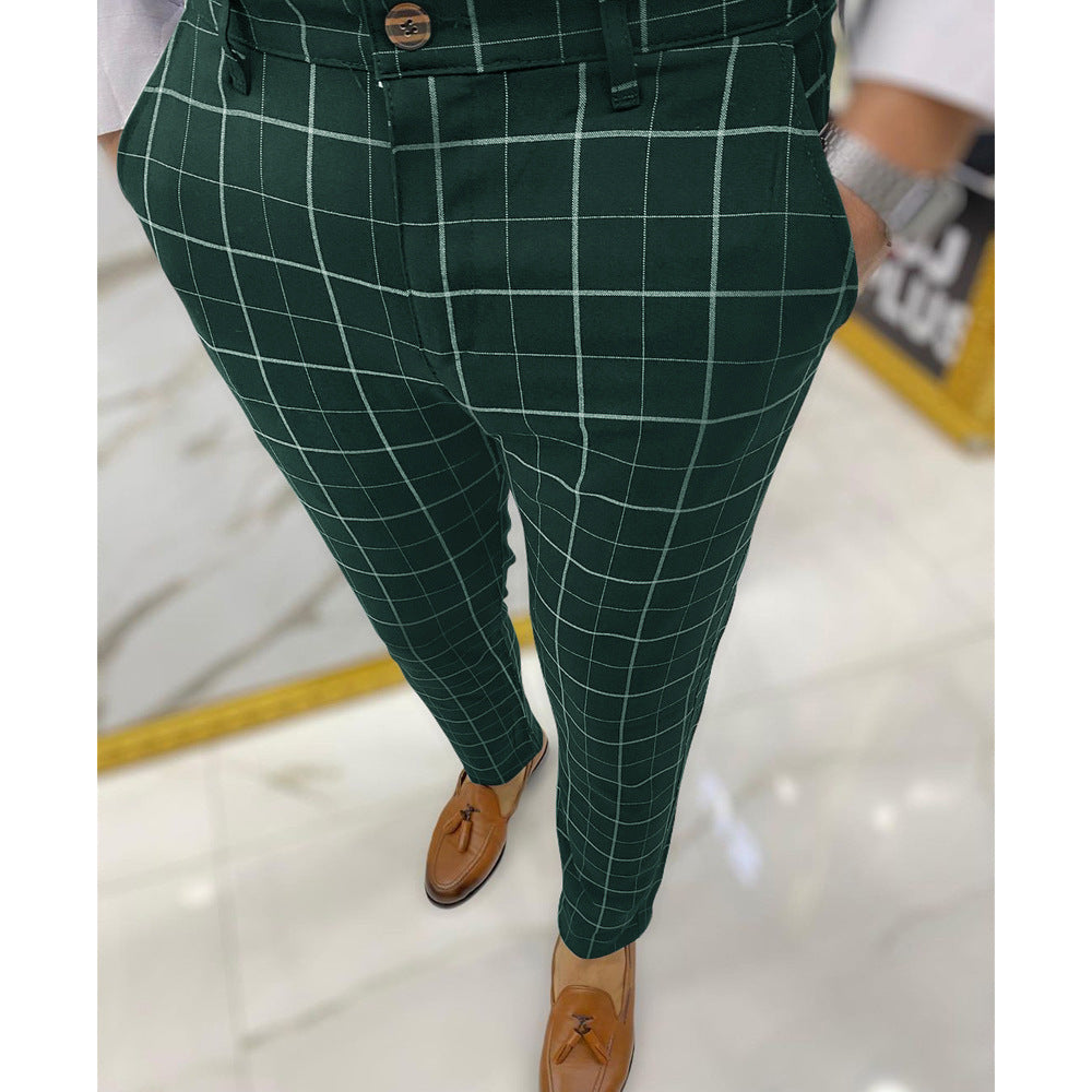 Business Man's Plaid Trousers