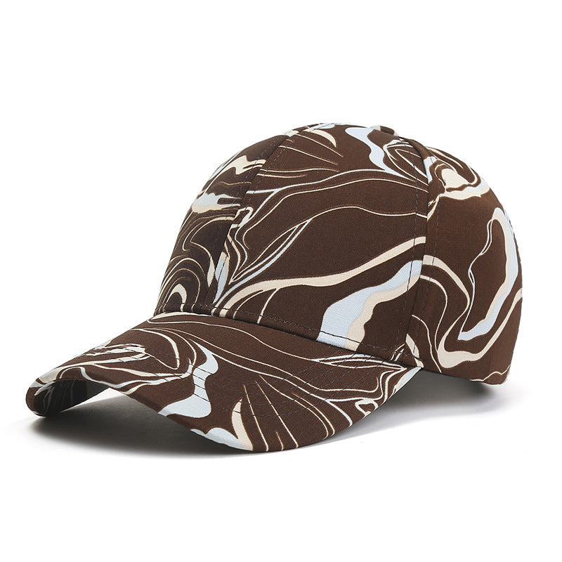 Swirl Paint Pattern Baseball Cap