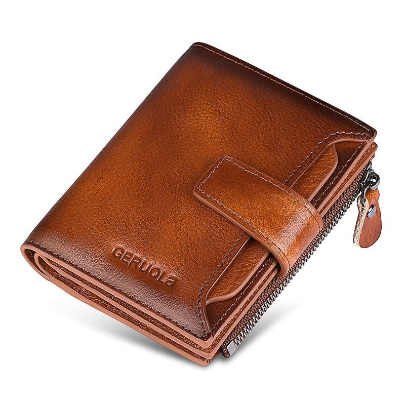 Men's Multifunctional Zipper Wallet