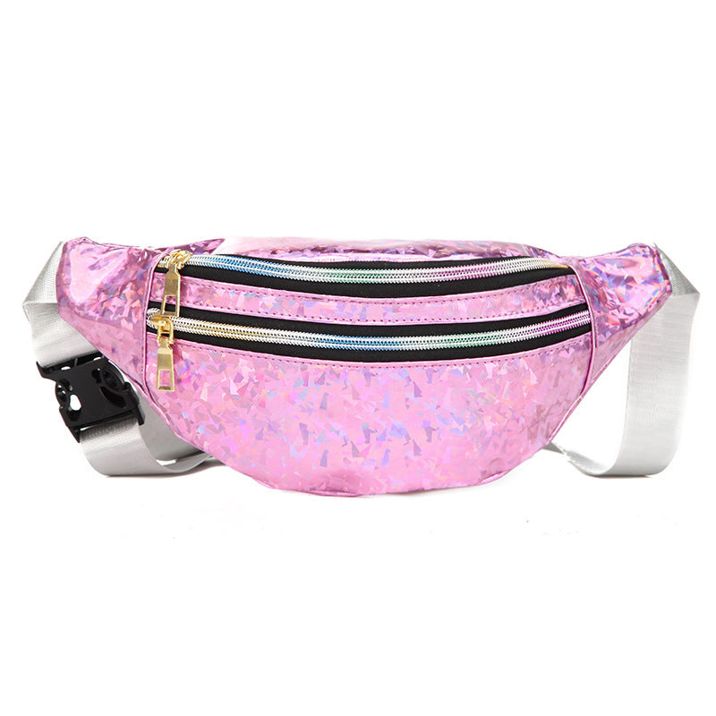 Laser Sequins Multifunctional Waist Bag