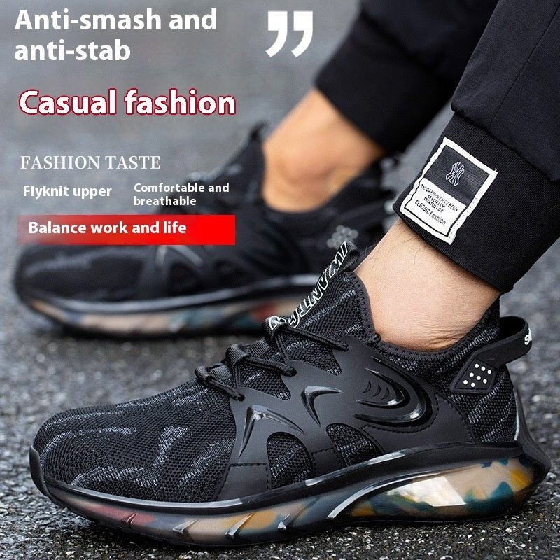 Steel-Toe, Anti-penetration, Anti-slip Safety Shoes