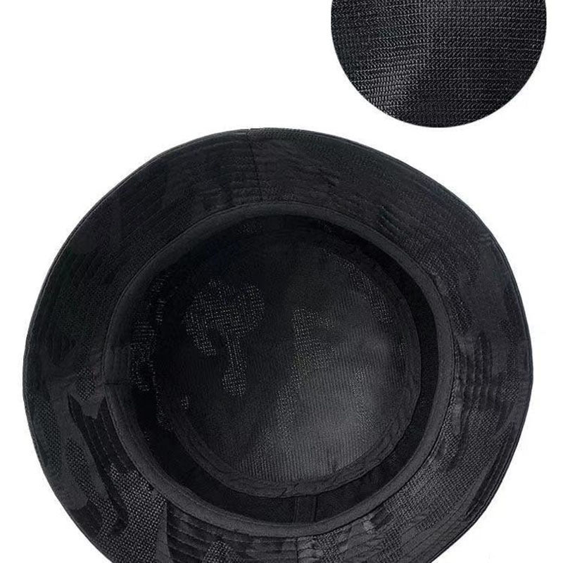 Universal Black Camouflage Bucket Hat