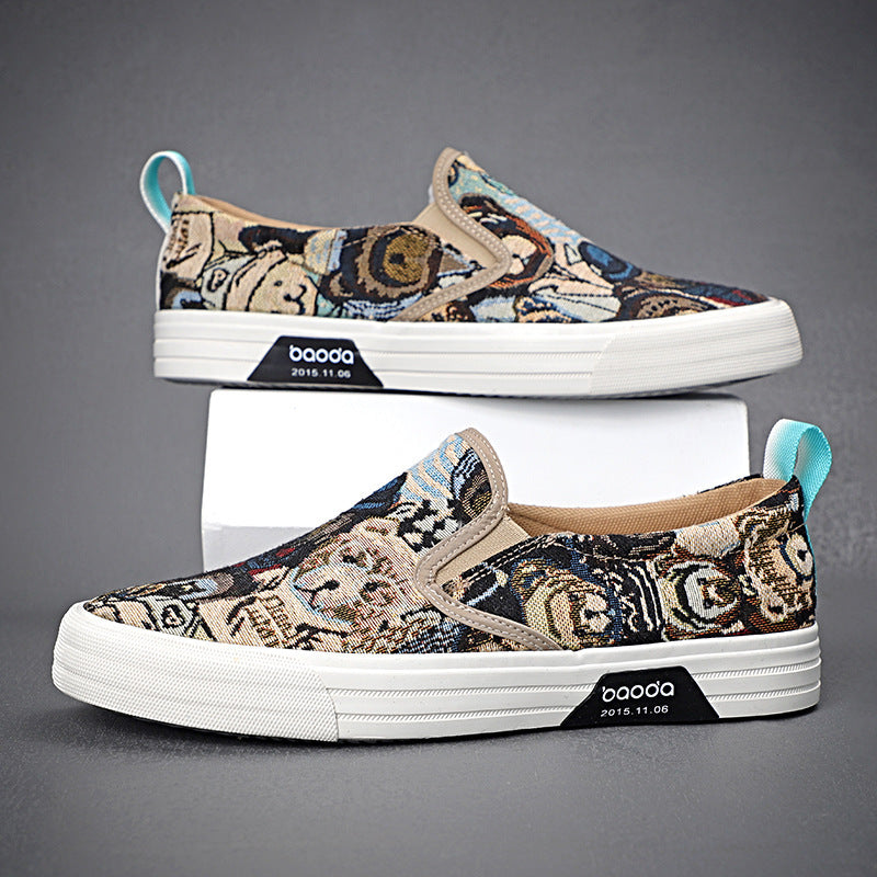 Teddy Bear Pattern Shoes