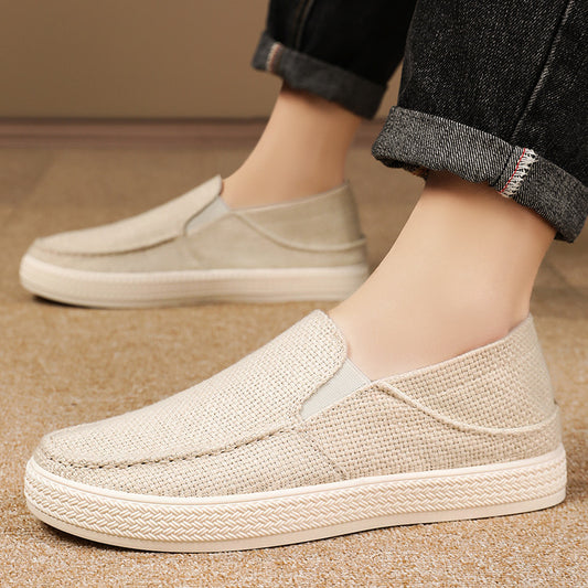 Men's Slide-On Beijing Cloth Shoes