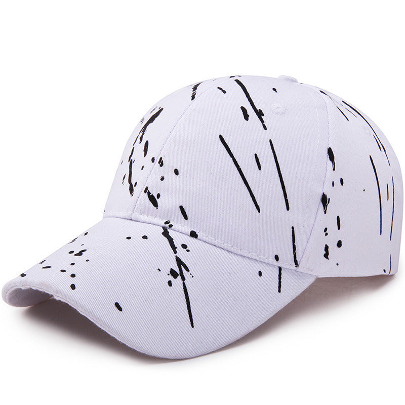 Paint Drip Print Baseball Cap