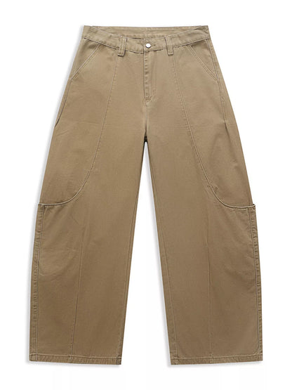 Beige pants on a white background